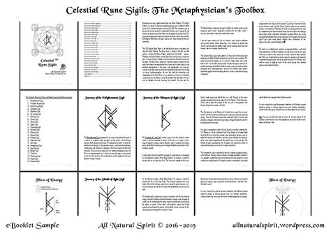 Celestial Rune Sigils for Healing and Balancing Energies